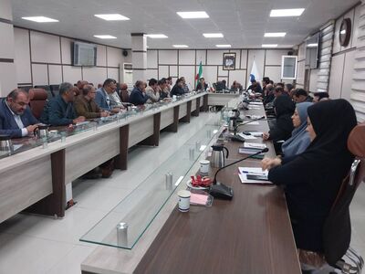 نهمین جلسه بررسی وضعیت وصول درآمد بخش آب سازمان آب و برق خوزستان برگزار شد