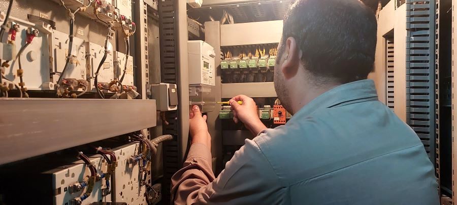 نصب کنتورهای اندازه گیری انرژی تولیدی واحد جهت ارسال به دیسپاچینگ ملی در سد مسجدسلیمان