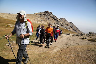صعود گروه کوهنوردی آقایان سازمان آب و برق خوزستان به قله الوند همدان