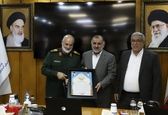 تقدیر فرمانده قرارگاه کربلا – جنوب غرب کشور از مدیرعامل سازمان آب و برق خوزستان