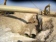 آب ۲۵۰۰ هکتار از اراضی منطقه ام الصخر شادگان تامین شد