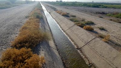 اتمام عملیات لایروبی کانال G6 و آغاز عملیات لایروبی پمپ کانال شبکه آبیاری گتوند