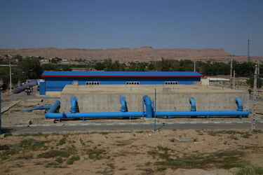 گزارش تصویری از آیین افتتاح طرح آبرسانی شوشتر و تامین آب ۹۱ روستای سید حسن تا نمره یک 