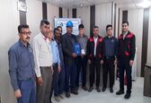  تقدیر از کارکنان نمونه ایمنی شرکت آب جنوب شرق