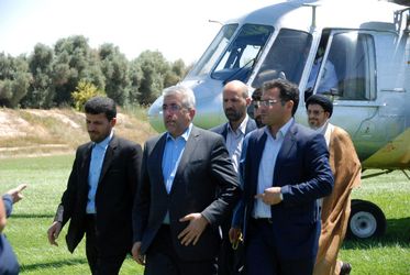 تصاویر آیین بهره برداری از فاز اول طرح جامع آبرسانی به شهرستان دزفول و کلنگ زنی آغاز فاز دوم طرح