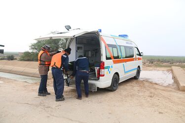 مانور نجات غریق در شرکت آب جنوب شرق برگزار شد.