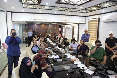 بازدید چهره های مذهبی، دانشگاهی، نظامی ، انتظامی ....از دیسپاچینگ سازمان