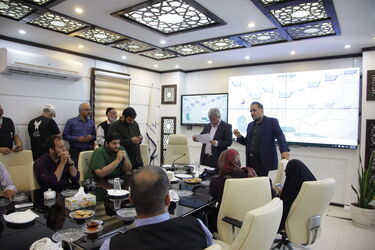 بازدید چهره های مذهبی، دانشگاهی، نظامی ، انتظامی ....از دیسپاچینگ سازمان