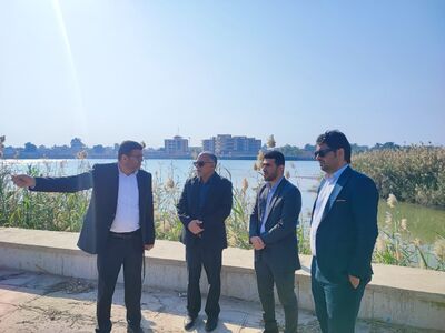 بازدید مدیرعامل شرکت خدمات لایروبى خوزستان صبا از کارگاه سد سلولی