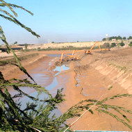 تصاویر لایروبی آبگیر ایستگاه پمپاژ سبیلی دزفول