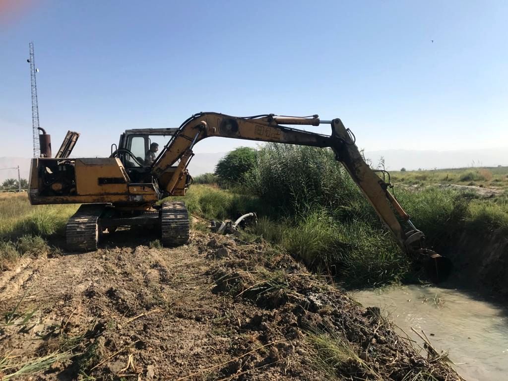 کانالها و زهکش های تحت پوشش شبکه های آبیاری مارون لایروبی شدند