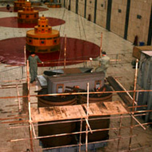 آغاز مرمت ترانس واحد شماره ۵ نیروگاه دوم سد شهید عباسپور