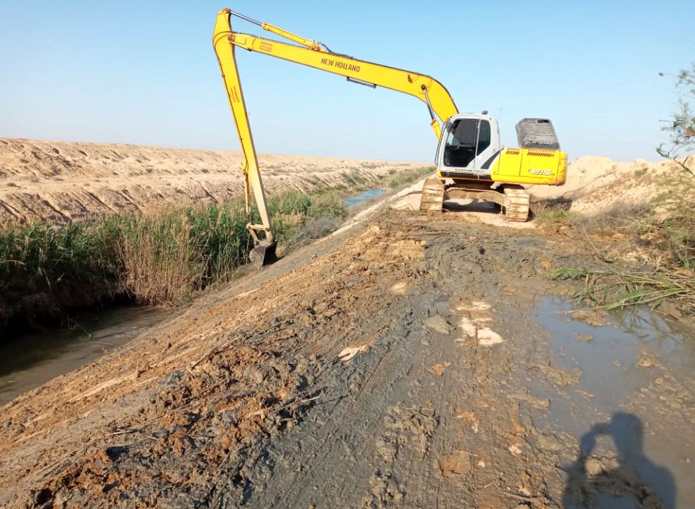  بزرگترین عملیات لایروبی شبکه های آبیاری زهره وجراحی به اتمام رسید