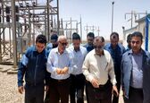 بازدید مدیر عامل سازمان آب و برق خوزستان از تاسیسات آبرسانی غدیر در ام الدبس