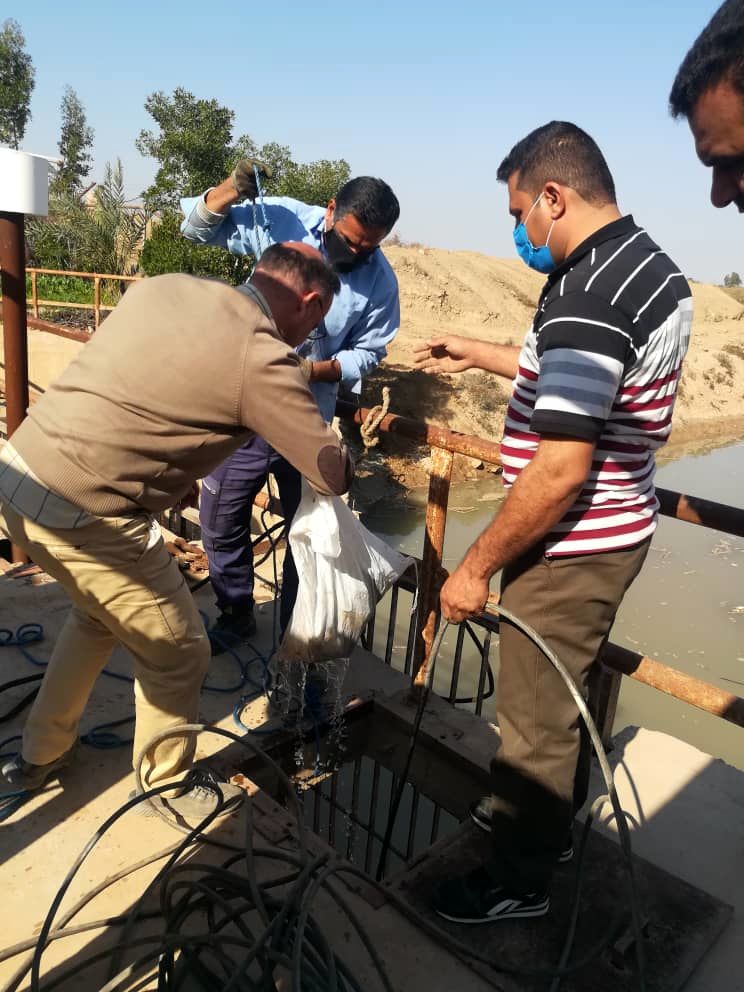 پاک‌سازی کامل گالری ایستگاه پمپاژ شبکه جلالیه در شهرستان دشت آزادگان/ایستگاه پمپاژ شبکه جلالیه با حداکثر ظرفیت خود وارد مدار بهره‌برداری شد