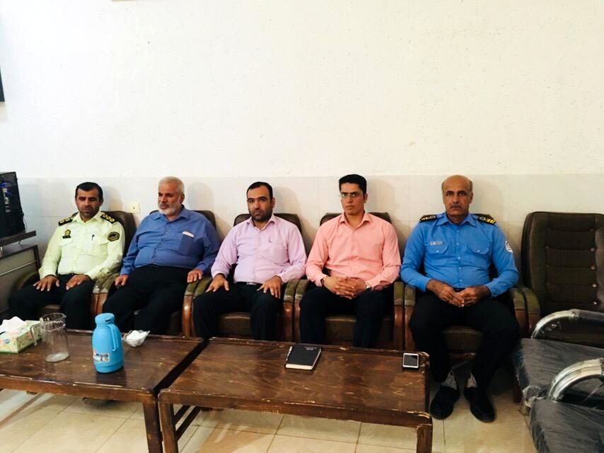  دیدار مشاور فرهنگی شرکت بهره برداری از شبکه های آبیاری زهره و جراحی با فرماندهان نیروی انتظامی آن حوزه