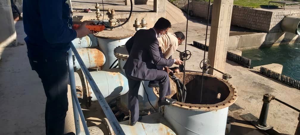  نصب الکتروپمپ ایستگاه پمپاژ دشت‌اوان در شبکه آبیاری کرخه‌شمالی