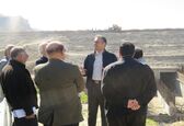 بازدید معاون مهندسی حوضه های آبریز جنوب کشور از طرح سد مخزنی خیرآباد