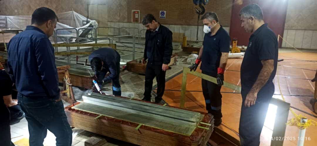 احیا و تعمیر قطب‌های ژنراتور طرح توسعه نیروگاه مسجدسلیمان