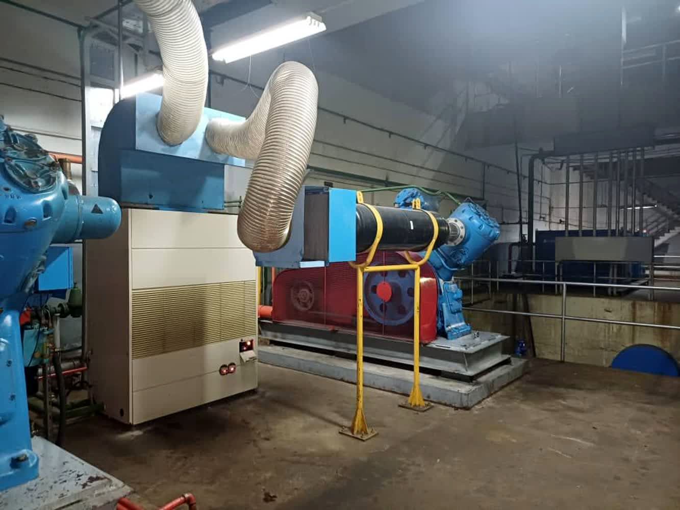 عملیات رفع اشکال ازکمپرسورهای هوای توربین در نیروگاه اول سد شهید عباسپور با موفقیت انجام شد