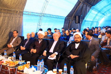 وزیر نیرو در آیین بهره برداری از پروژه آبرسانی به هفت شهر خوزستان از طرح غدیر2