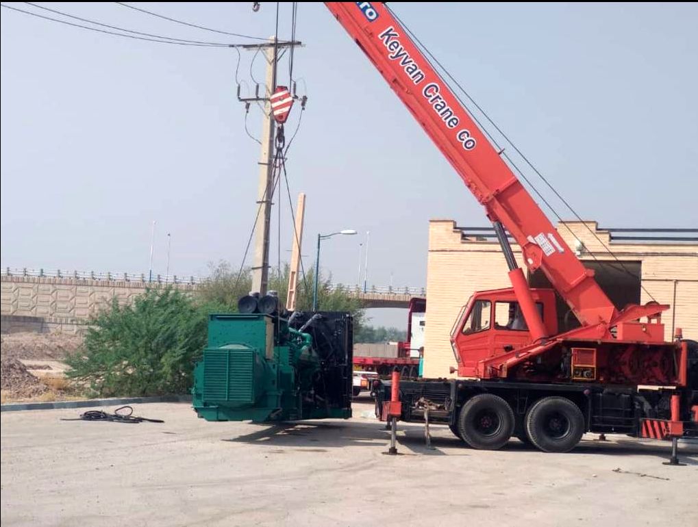  نصب یک دستگاه دیزل ژنراتور با توان 2250 کیلوولت آمپر در شوشتر