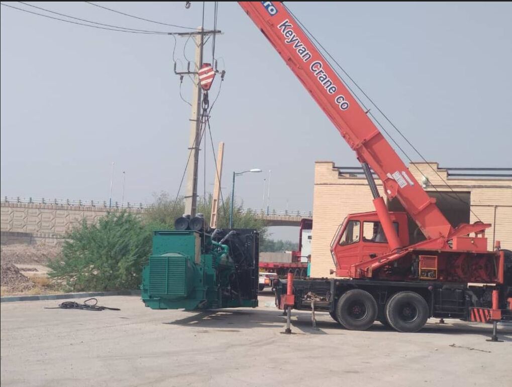  نصب یک دستگاه دیزل ژنراتور با توان 2250 کیلوولت آمپر در شوشتر