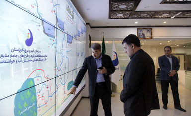 بازدید چهره های مذهبی، دانشگاهی، نظامی ، انتظامی ....از دیسپاچینگ سازمان