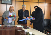 قدردانی از بانوان همکار، در شبکه های آبیاری مارون

