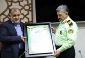 دیدار مدیرعامل سازمان آب و برق خوزستان با فرمانده انتظامی استان به مناسبت هفته نیروی انتظامی