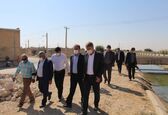 بازدید مدیرعامل سازمان آب و برق خوزستان از کانال های آبیاری و زهکشی شبکه مارون