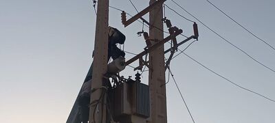 عملیات تعویض ترانسفورماتور معیوب ایستگاه پمپاژ آبیاری TB1 در حوضه کارون جنوبی اجرا شد