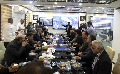 بازدید چهره های مذهبی، دانشگاهی، نظامی ، انتظامی ....از دیسپاچینگ سازمان