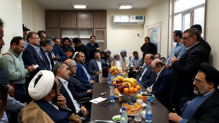 گزارش تصویری از آیین افتتاحیه اداره آب شهرستان شادگان