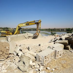 تخریب 19 حلقه چاه غیرمجاز توسط امور آب منطقه شمال غرب خوزستان