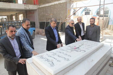 پاسداشت روز شهید با حضور مقامات سازمان آب و برق خوزستان در گلزار شهدای اهواز