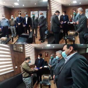 تجلیل فرماندار حمیدیه از تلاش‌های شرکت بهره‌برداری از شبکه‌های آبیاری کرخه و شاوور 