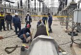 نصب CT واحدهای 6 و 8 پست فشار قوی 400 کیلو ولت سد مسجدسلیمان