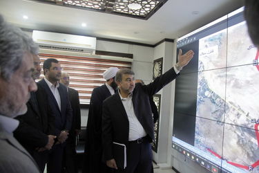 بازدید چهره های مذهبی، دانشگاهی، نظامی ، انتظامی ....از دیسپاچینگ سازمان