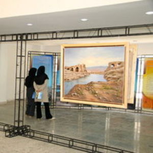 برپایی نمایشگاه سازه های تاریخی آبی در سازمان آب و برق خوزستان