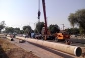   خط 600 میلیمتر فولادی به خط اصلی 1400 میلی متری دزفول متصل شد  


