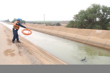 مانور نجات غریق در شرکت آب جنوب شرق برگزار شد.