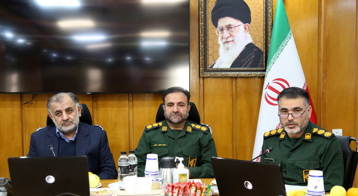 نشست هماهنگی برنامه های هفته بسیج در سازمان آب و برق خوزستان برگزار شد