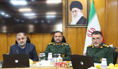 نشست هماهنگی برنامه های هفته بسیج در سازمان آب و برق خوزستان برگزار شد