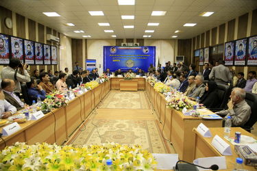 گزارش تصویری کلنگ زنی فاز اول طرح جامع آبرسانی شهرها و روستاهای جنوب شرق خوزستان