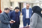 نمایشگاه محصولات مشاغل خانگی زنان سرپرست خانوار در سازمان آب و برق خوزستان