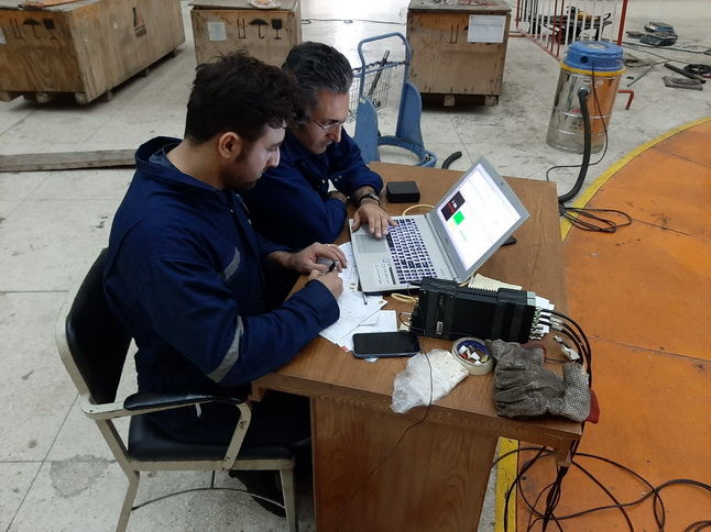  بالانسینگ روتور واحد 2 نیروگاه سد شهید عباسپور انجام شد