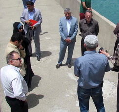 تبادل نظر مدیران عامل شبکه های آبیاری شمال خوزستان و دشت قزوین