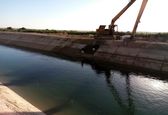 ترمیم کانال اصلی پای پل در شبکه آبیاری کرخه شمالی بدون قطع آب