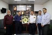 قدردانی مدیرعامل شرکت لایروبی و ماشین آلاتی عمران نیرو خوزستان صبا از رئیس پلیس راه استان خوزستان

